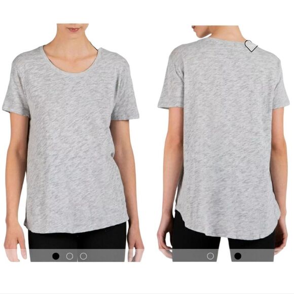 ATM Slub Jersey Boyfriend Crew Neck Tee in Heather Grey Size M/L - Picture 12 of 12
